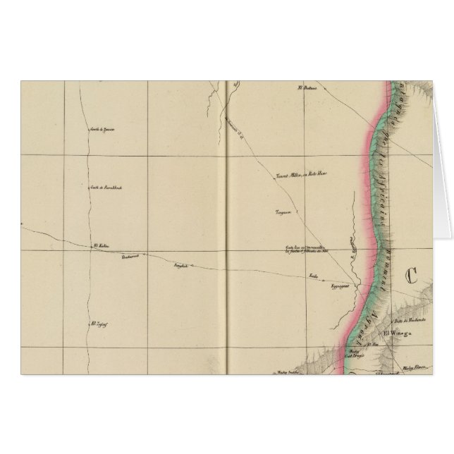 Sahara, Libyen, Afrika 9 Hälsningskort (Framsidan Horizontal)