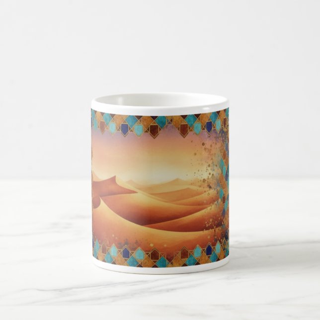 Sahara Marockansk Konst Kaffe Mugg (Center)