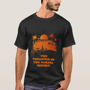 Sahara-öknen Lägg till eget textskript T Shirt