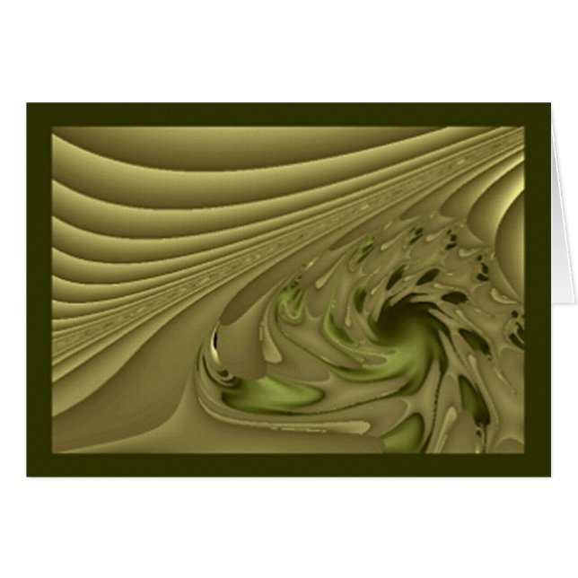 Sahara på solnedgången hälsningskort (Framsidan Horizontal)