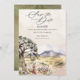 Sahara Savanna Picnic Spara datumet Inbjudningar