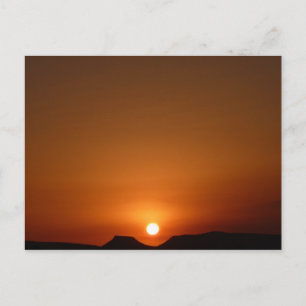 Sahara Sunset Vykort
