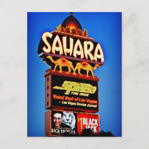 Sahara-tecken Vykort