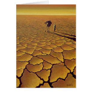 Saharan resa 1995 hälsningskort