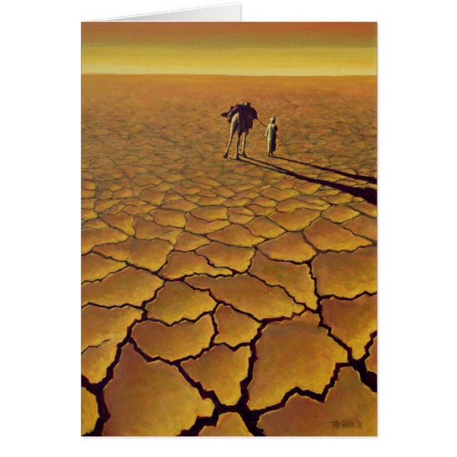 Saharan resa 1995 hälsningskort (Framsidan)