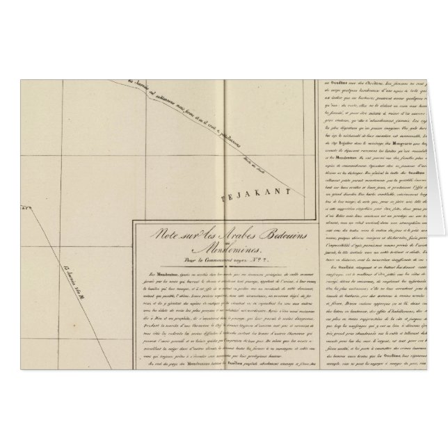 Saharaöknen, Afrika 13 Hälsningskort (Framsidan Horizontal)