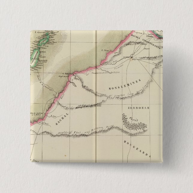 Saharaöknen, Afrika 6 Knapp (Framsida)