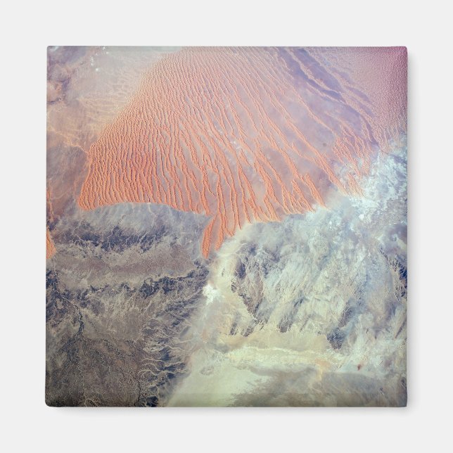 Saharaöknen i Algeriet, norra Afrikan. Magnet (Framsidan)