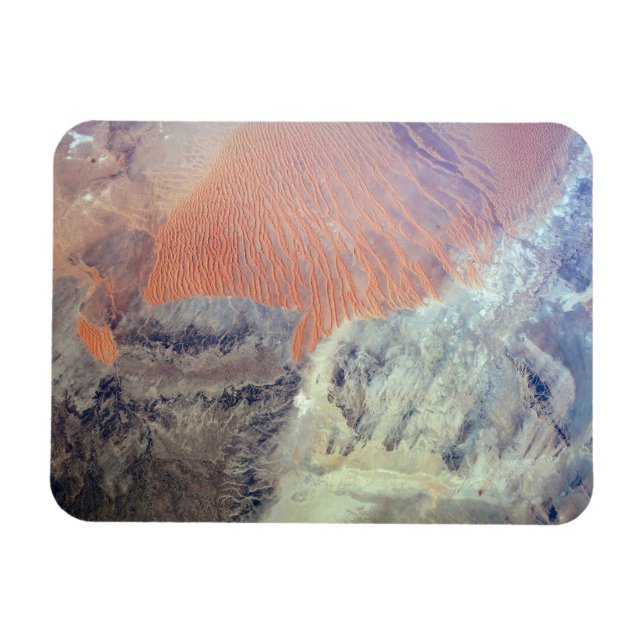 Saharaöknen i Algeriet, norra Afrikan. Magnet (Horisontell)