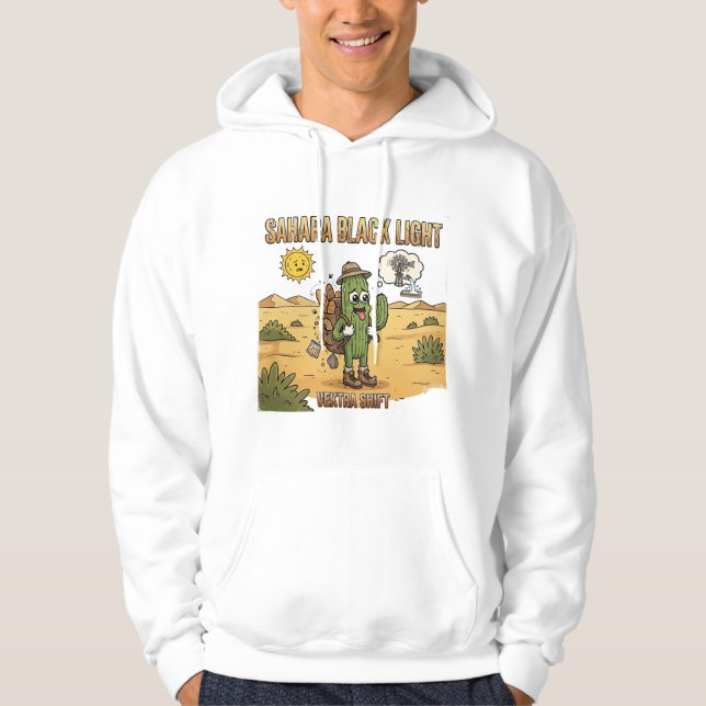 Sahars Black Light Vektra Shift Hoodie (Framsida)