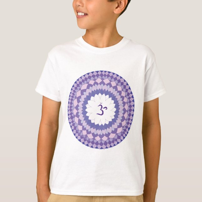 Sahasrara chakra mandala t-shirt (Framsida)
