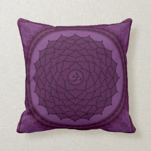 Sahasrara eller krona chakra Pillow Kudde
