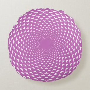 Sahasrara krona chakra mandala i violett rund kudde