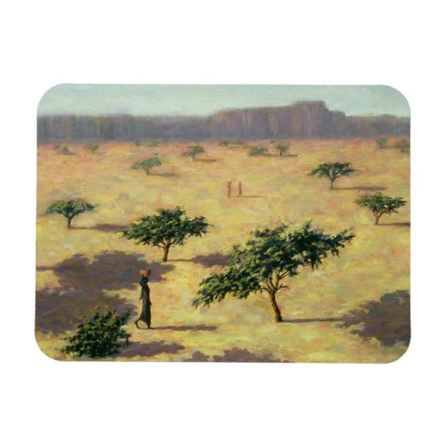 Sahelian liggande Mali 1991 Magnet (Horisontell)