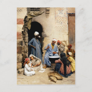 Sahleb-leverantör i Kairo-vykort Vykort