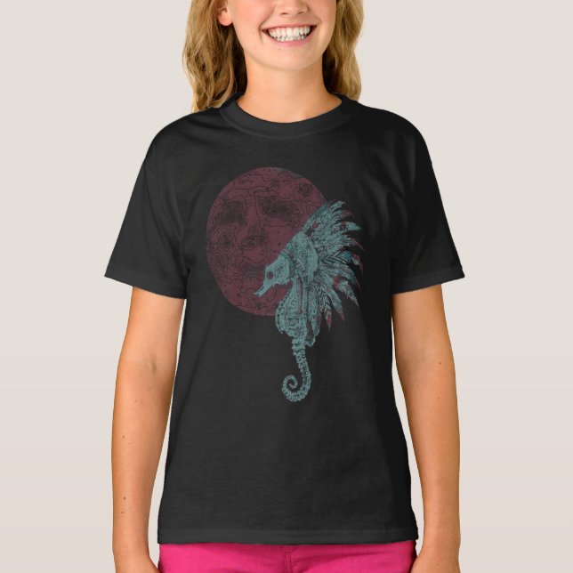 Sahorse måne t-shirt (Framsida)
