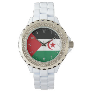 Sahrawiska arabiska demokratiska republiken flagga armbandsur