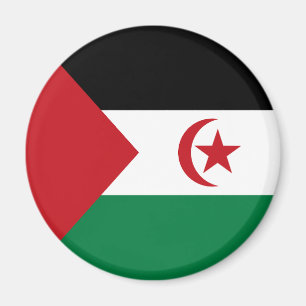 Sahrawiska arabiska demokratiska republiken flagga magnet