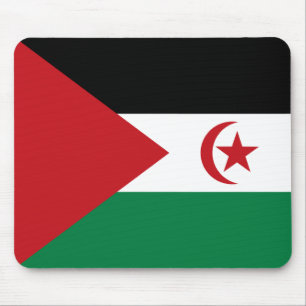 Sahrawiska arabiska demokratiska republiken flagga musmatta