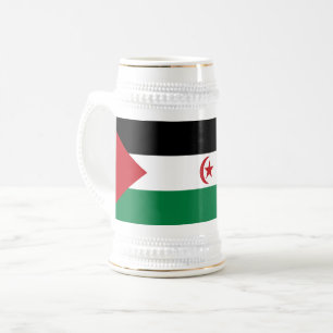 Sahrawiska arabiska demokratiska republiken flagga sejdel