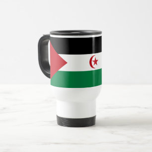 Sahrawiska arabiska demokratiska republikens flagg resemugg
