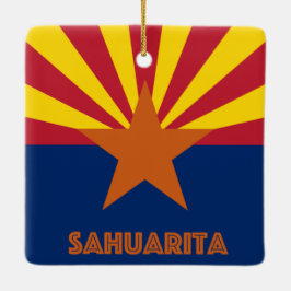Sahuarita Arizona Julgransprydnad Keramik