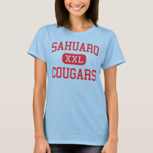 Sahuaro - pumor - högstadium - Tucson Arizona T Shirt