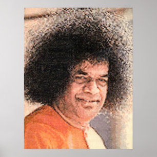 Sai Baba Kor Stitch Image Poster