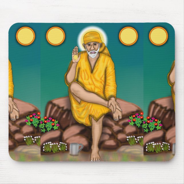 Sai Baba Mouse Pad Musmatta (Framsidan)
