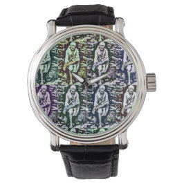 Sai Baba of Shirdi Pop Art Watch Armbandsur
