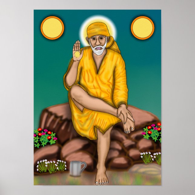 Sai Baba Poster (Framsidan)