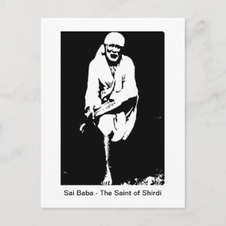 Sai Baba Saint of Shirdi Postcard Vykort