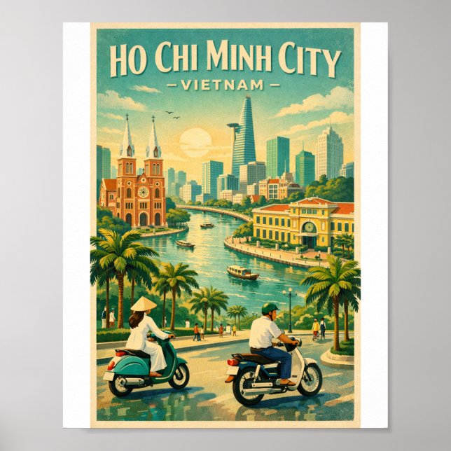 Sai gon vietnam resa 2026 poster (Framsidan)