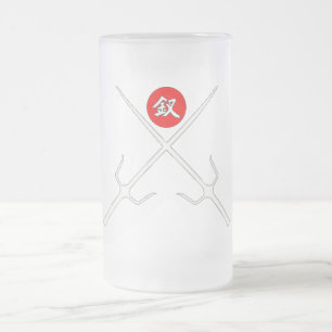 Sai Kobudo Glass mugg