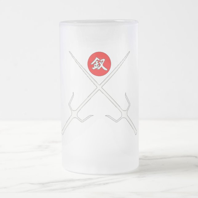 Sai Kobudo Glass mugg (Center)