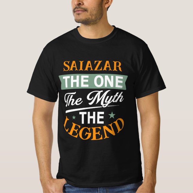 Saiazar Den Ende Den Myten Legenden T Shirt (Framsida)