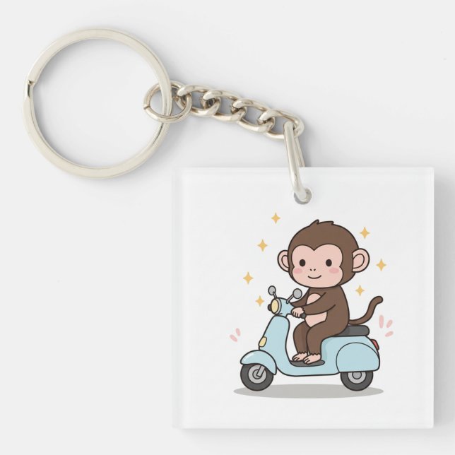 Said a monkey driving a scooter. (Framsidan)