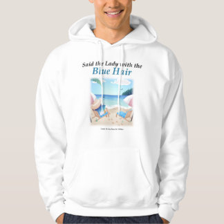 Said Dam med Blue Hair - Manar Hoodie