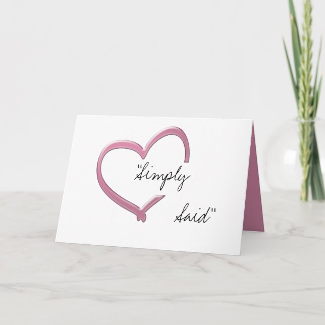 Said "Marry Me" Helgkort (Framsida)