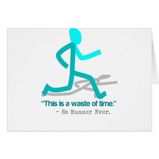 Said no Springer nånsin Hälsningskort (Framsidan Horizontal)