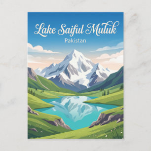 Saiful Muluk nationalpark Pakistan Vykort