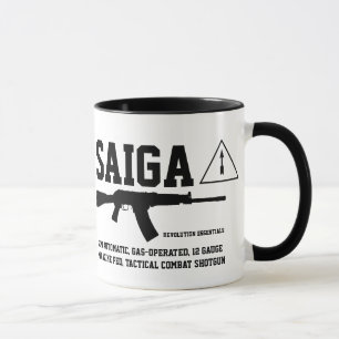 Saiga 12 Tactical Combat Pistol Coffee Mugg