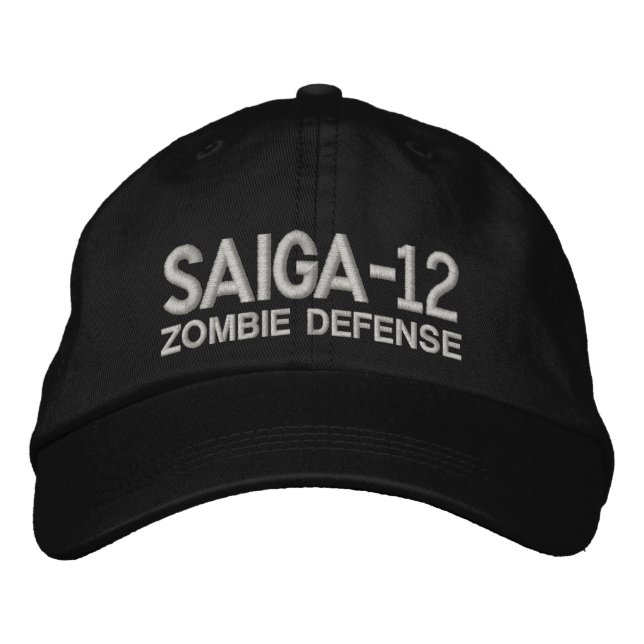 Saiga 12 - Zombie Defence Broderad Keps (Framsida)