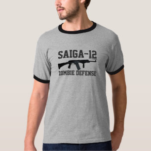 Saiga 12K skjorta - Zombieförsvar Tee