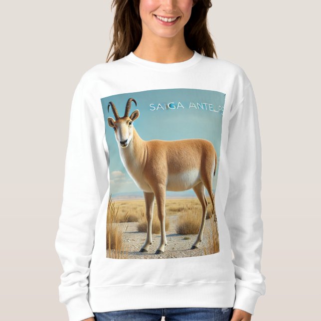 Saiga Antelope T-Shirt (Framsida)