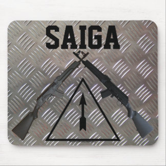 Saiga gevär Mousepad Musmatta
