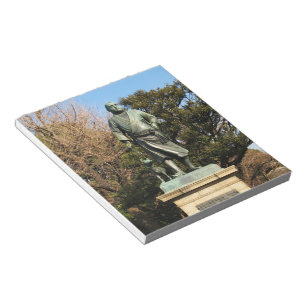 Saigo Takamori (sista Samurai) och Hund Statue Anteckningsblock