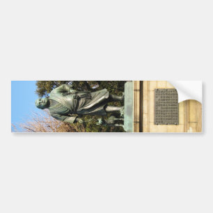 Saigo Takamori (sista Samurai) och Hund Statue Bildekal