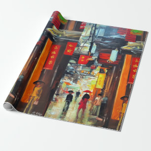 Saigon City Thmet Wrapping Papper Presentpapper