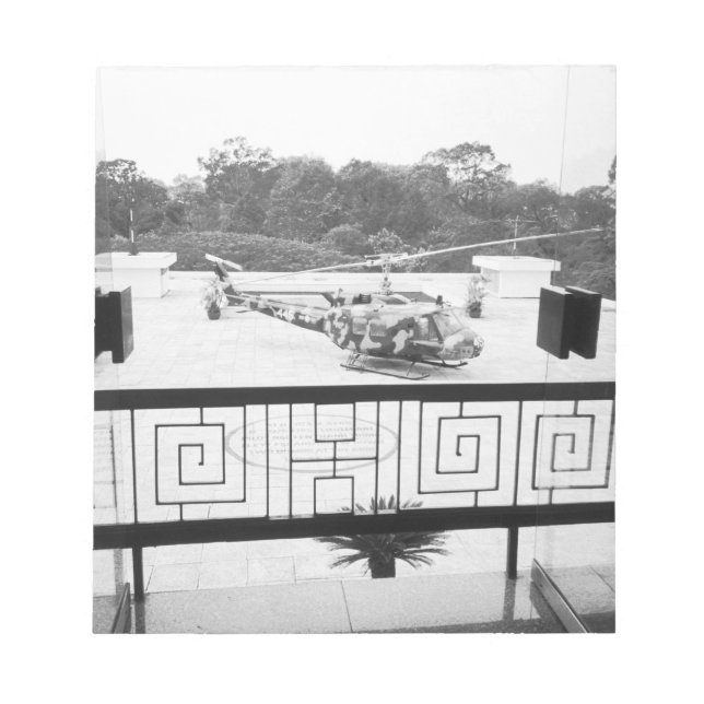 Saigon HCMC Vietnam, Huey-helikopter Anteckningsblock (Framsida)